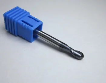 

5PCS Diameter 4mm HRC45 R2.0 2 flutes Tungsten Carbide Ball Nose End Mill CNC milling cutter machine metal working tool 45HRC