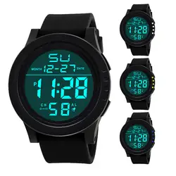 2019 цифровые часы женские спортивные ручные кольца водонепроницаемые военные часы светодиодные спортивные модные электронные часы Relogios