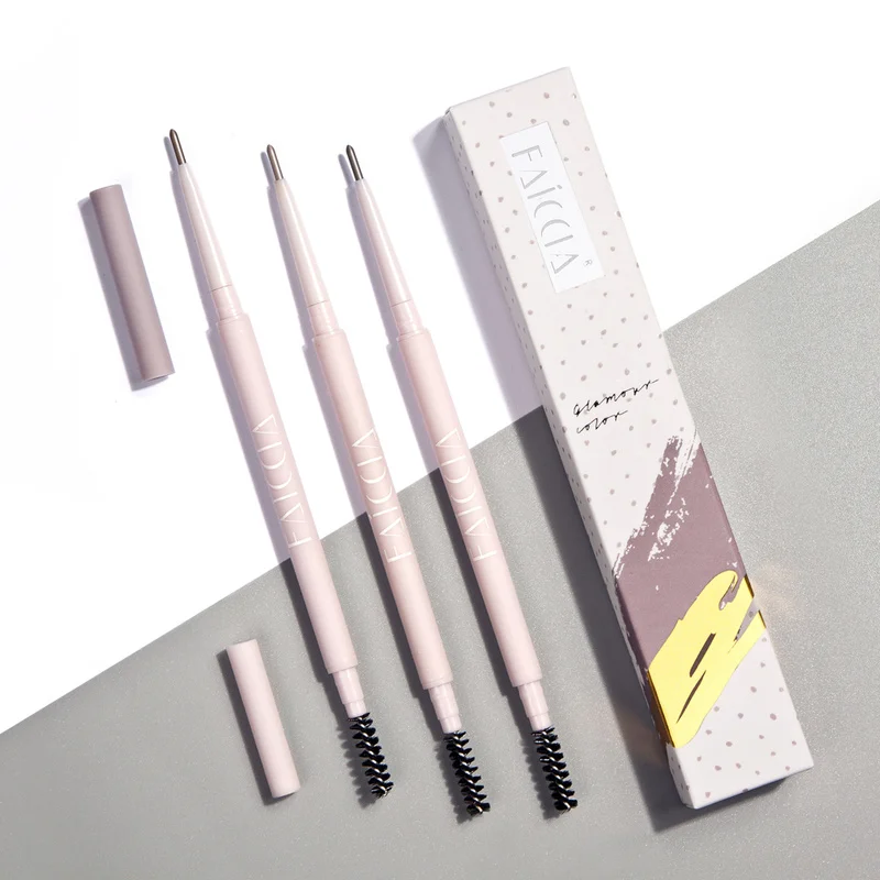 

Dual Ended Automatic Eyebrow Pencil Eyebrow Pencil Cosmetics Makeup Super Slim Head Microblading Eyebrow Tatto Pen TSLM1