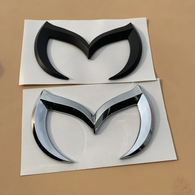 M летучая мышь Эмблема Для Mazda M3 M6 Atenza автомобильный Стайлинг переоборудование Средний багажник значок Бэтмен Логотип качество ABS наклейка хром матовый черный