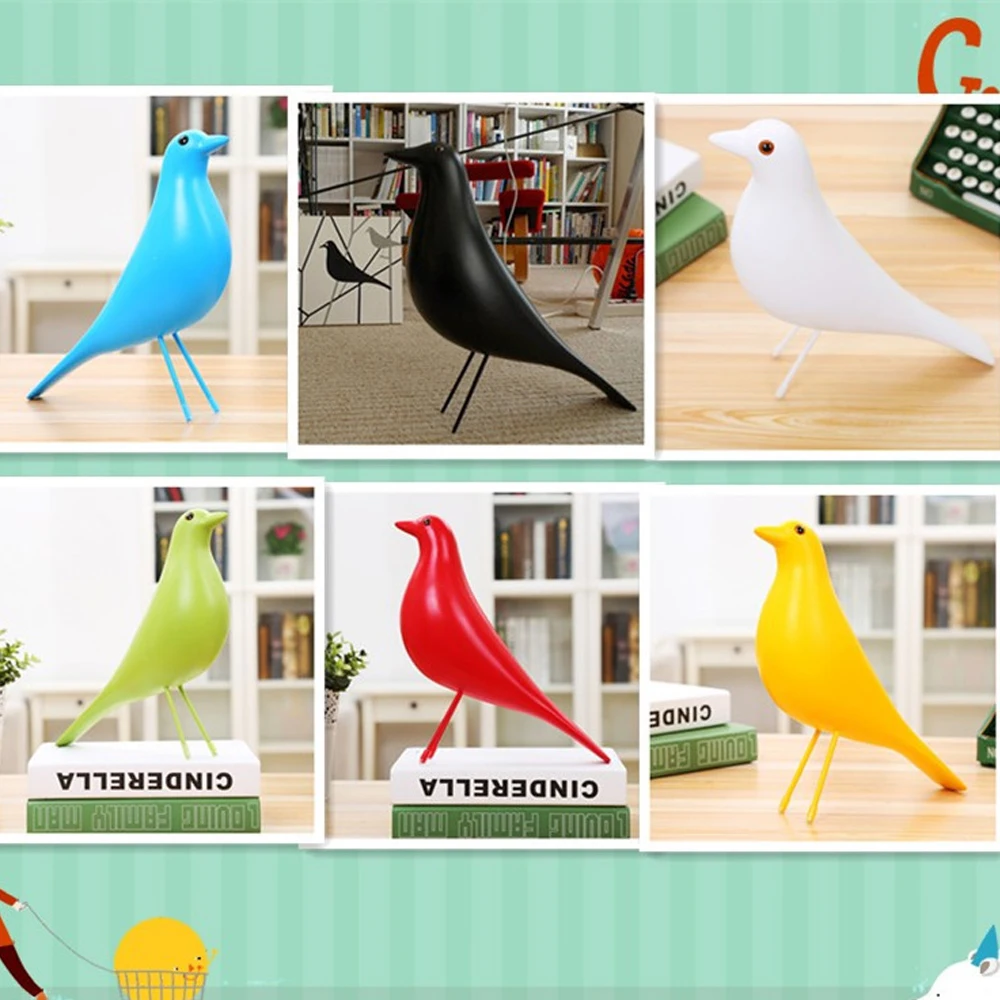 

Animal Abstract Birds Statue Figurines Crafts Model Collectibles Dove of Peace Pigeon Treatments Ornament home Bar decoration