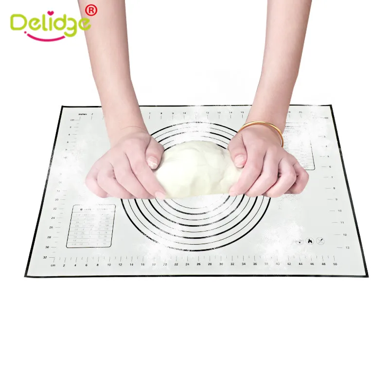 

1 pcs Non-Stick Silicone Baking Liner 2 Size Soft Kneading Dough Mat Bakeware Mat Silpat Silicone Rolling Pastry Mats