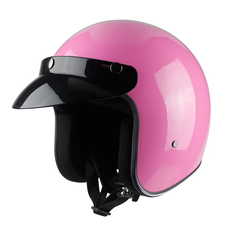 Мотоциклетный rcycle шлем винтажный шлем с открытым лицом Ретро 3 casco мотошлем Ретро мото крест rcycle DOT утвержден - Цвет: b2
