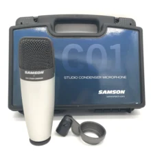 Samson C01 большой мембранный конденсаторный микрофон профессиональный для записи вокала акустический инструмент, накладные барабаны микрофон