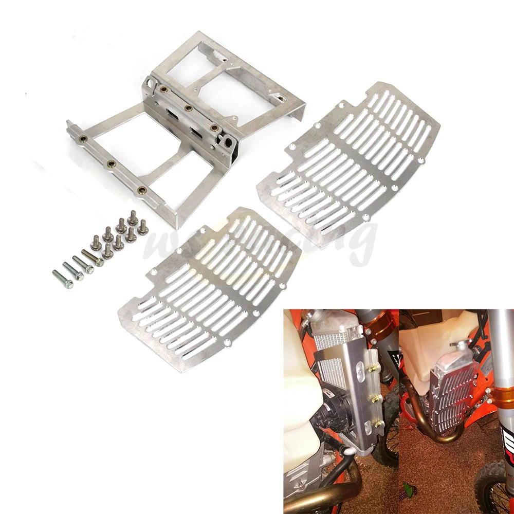 Радиатор Охладитель Воды защитная скоба для KTM SX F SXF XC XCF 125 150 200 300 350 400 450 2016 EXC XCW 2017