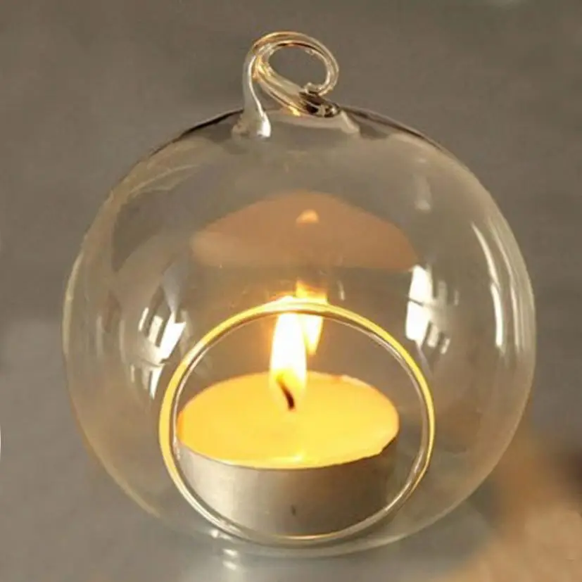

My House Crystal Glass Hanging Candle Holder Candlestick Home Wedding Party Dinner Decor 17AUG24