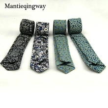 Mantieqingway новые модные мужские галстуки хлопчатобумажный галстук для мужчин повседневный цветочный мужской галстук Bussines Corbatas вечерние тонкие галстуки-бабочки