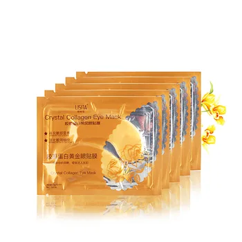 

LISITA 20pcs(10pair) High quality Gold Crystal collagen Eye Mask Hotsale eye patches Eye Anti-Wrinkle Remove Black Eye Face Care