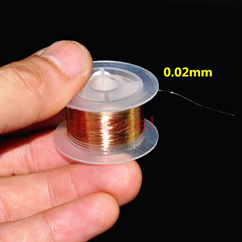 

Copper Soldering Wire 0.02 mm PCB Link Jumper Wire Maintenance Jump Line for iPhone iPad PCB Welding Repair Tool