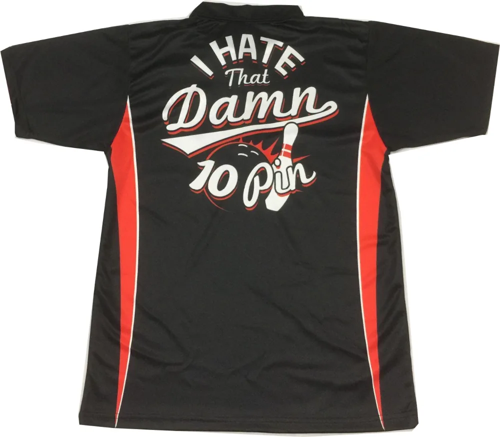 

Sublimation custom team made men front buttons polo shirts