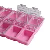 4 Colors Nail Storage Case Organizer Clear Plastic Empty Box Nail Art Rhinestones Gems Jewelry Beads Container ► Photo 3/6