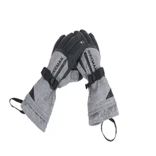 Лыжные перчатки непромокаемые перчатки с сенсорным экраном функция сноуборд с подогревом перчатки теплые снегоход «Snow» перчатки мужские женские