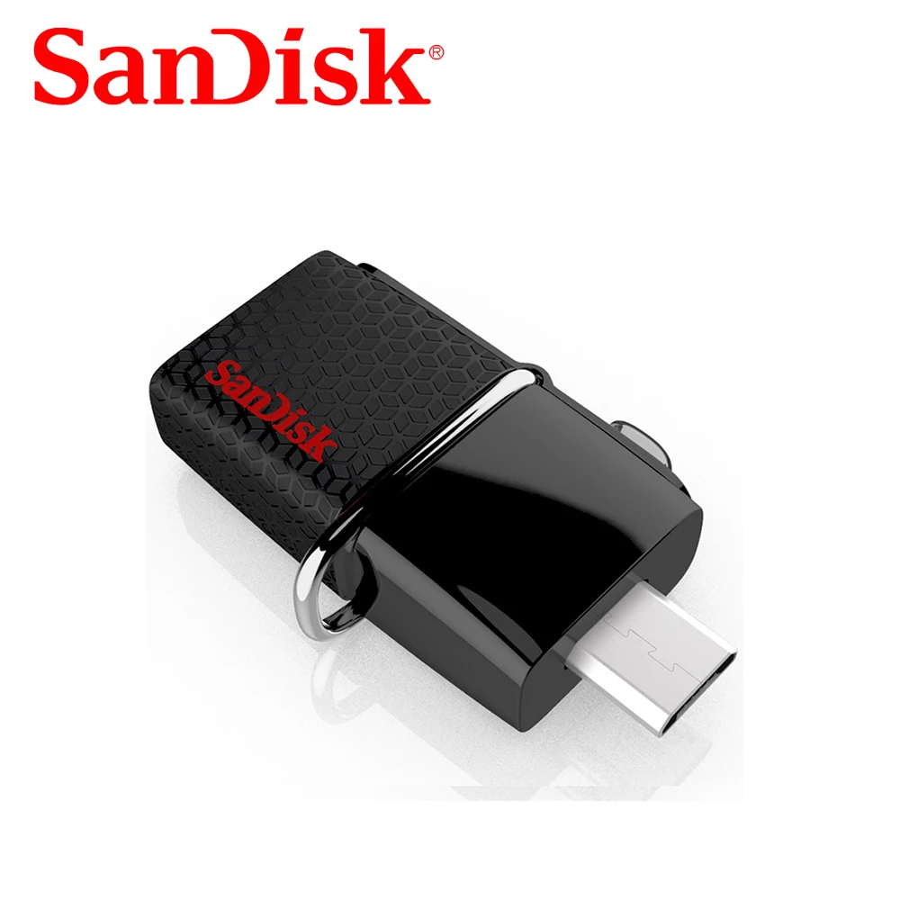 SanDisk Ultra Dual SDDD2 OTG USB флеш накопитель 64 ГБ 32 16 130 м/с накопители 3 0 PenDrives 128 Гб Поддержка
