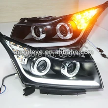 2009-2013 год для Cruze светодиодный Ангел глаза полоса головной светильник светодиодный FY