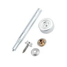 Кожаные куртки для лодок, автомобилей, караванов, Набор сумок с защелкой, ремни для одежды из нержавеющей стали, 152 шт., украшение на кнопку