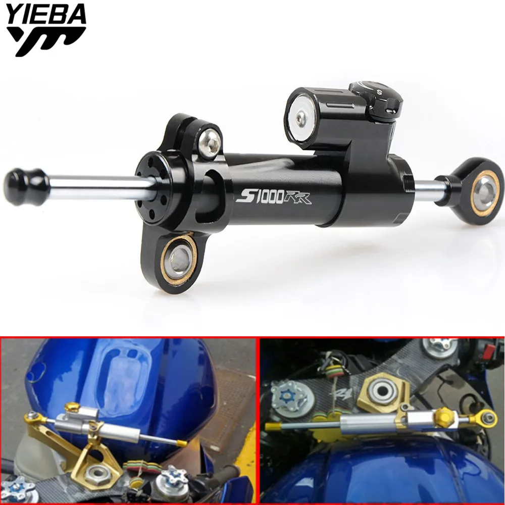 

Universal Motorcycle CNC Steering Dampers Stabilizer Safety Control For BMW S1000RR S 1000RR S 1000 RR S1000R S 1000 R R1200R
