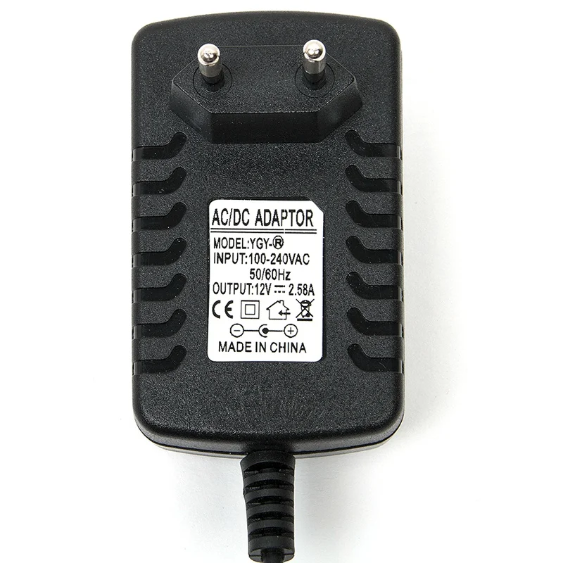Сетевое зарядное устройство с европейской вилкой 12 В 2 58 А 30 Вт|adapter for tablet|12v