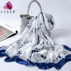 2019 новые расцветки сатин шелковый атлас атласа женские шарф лето вождения женщин солнцезащитный крем теплый элегантный платок