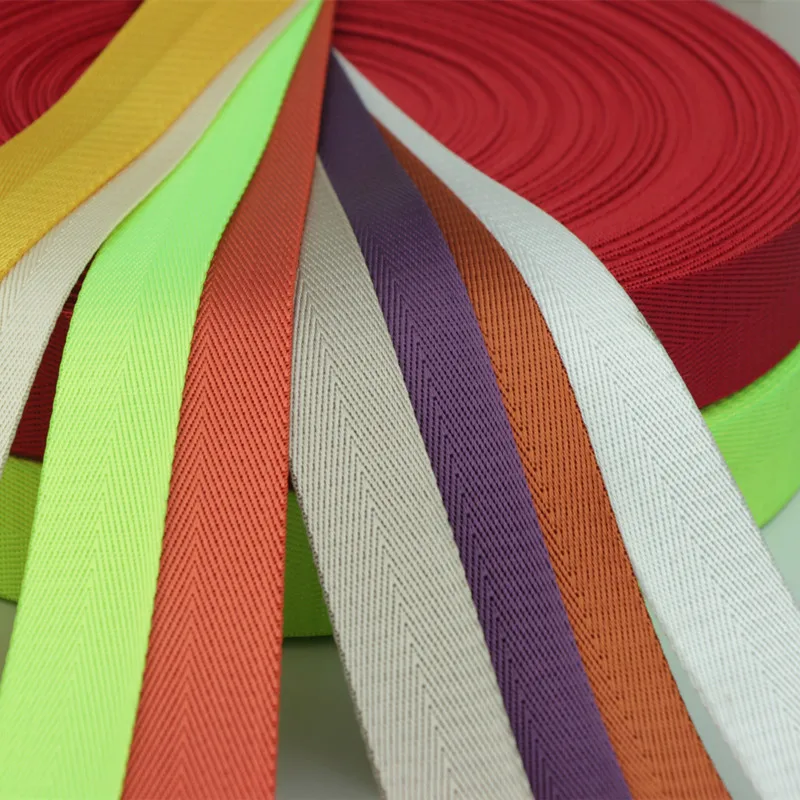 

50 yards/roll 5cm width nylon safety webbing straps computer jacquard backpack belt black strap