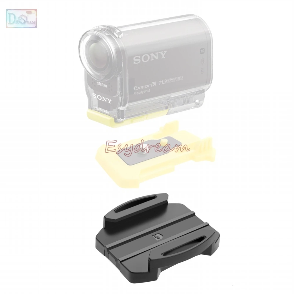 2 изогнутых поверхностного монтажа+ 2 клея наклейка для sony Action HDR-AS30V HDR-AS100V HDR AS20 AS300R AS200V AS100V Замена VCT-AM1