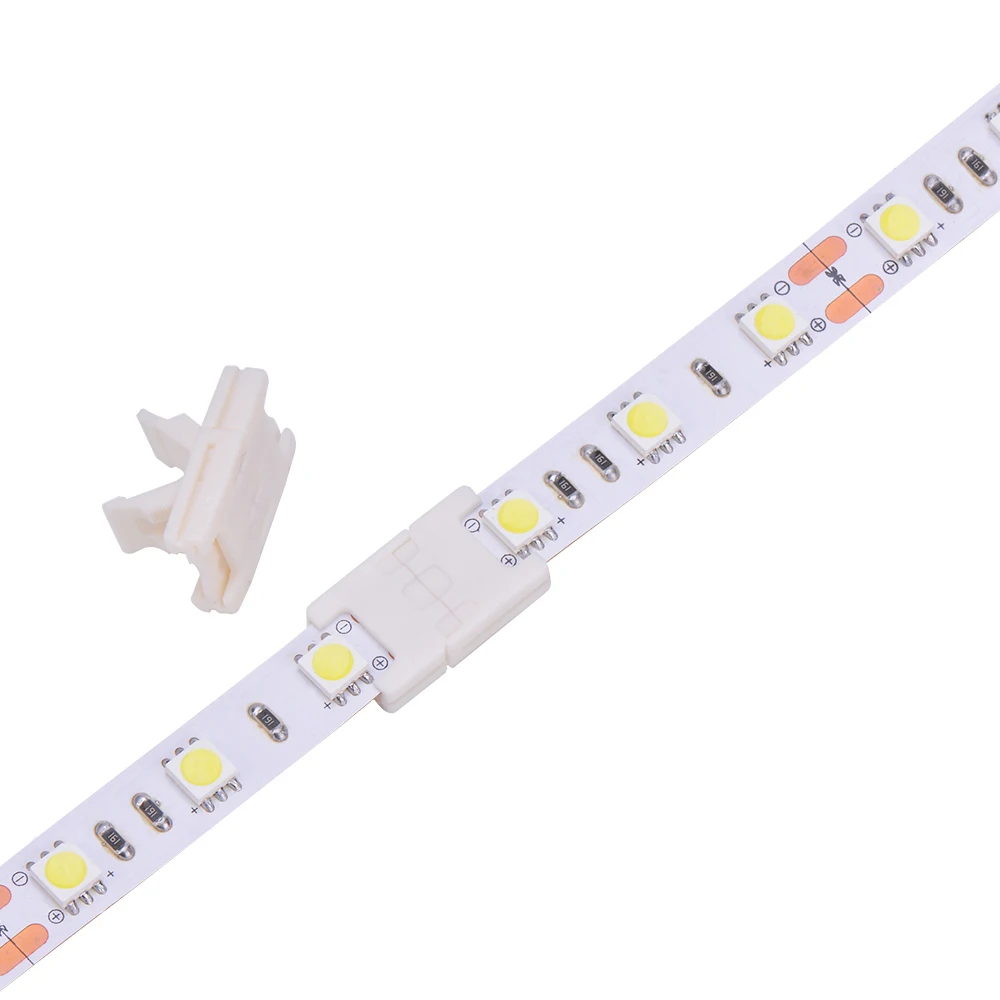 10 шт./лот 2pin 3pin 4pin тонкий LED RGB Разъем проводника для 8 мм терминалы 3528 5050 двойной