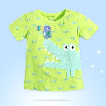 

Cotton Printed Short Sleeve Baby Boys T shirt Summer Brand Round Neck Children's Clothes Kids Tops Tee 18 mths-6 yrs