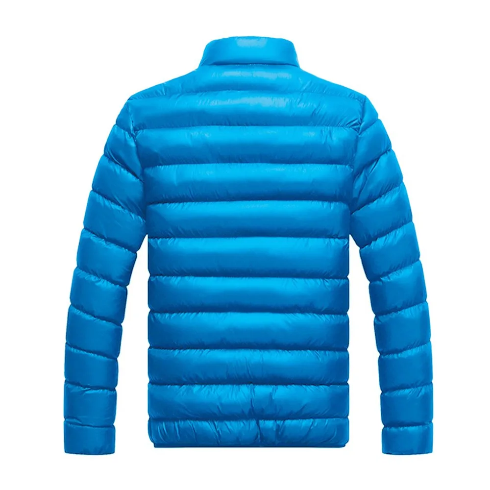 Зимняя мужская хлопковая куртка, утолщенные парки, приталенные теплые стеганые пальто со стоячим воротником, Мужская ветровка, верхняя одежда, мужская одежда, M-4L