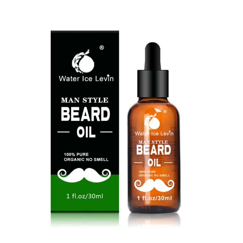Натуральный Для мужчин Борода Усы роста Кондиционер восстанавливающий борода масло, полезное для здоровья увлажняющий крем масло для бороды с гребень для подарка