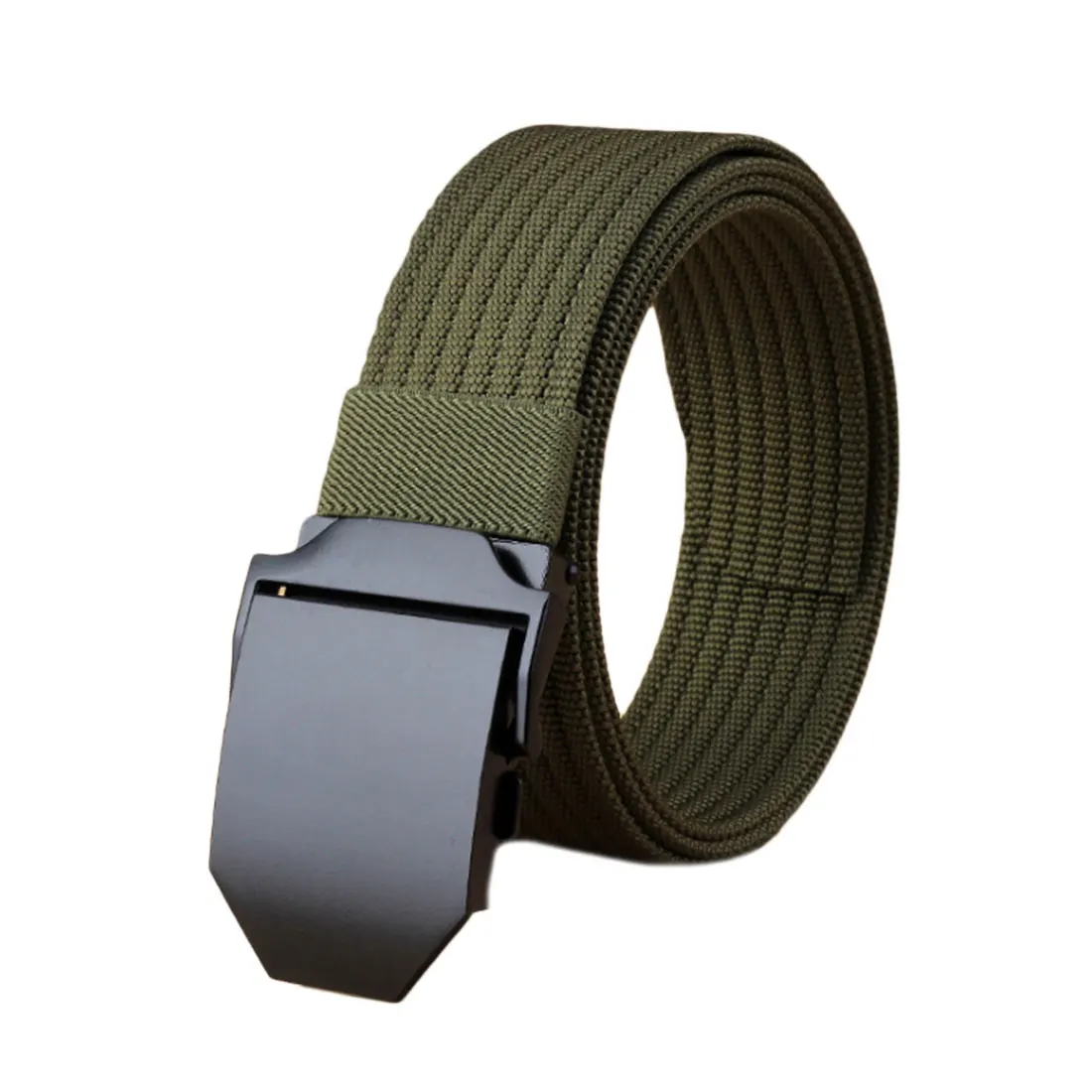 Best Unisex tactical casual canvas belt Outdoor Alloy Automatic buckle