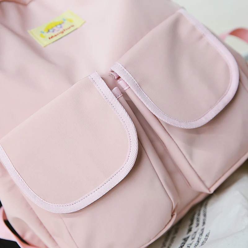 MENGHUO Women Backpacks for School Teenagers Girls Preppy Style School Bag Ladies Soft Fabric Backpack Female Book bag Mochilas (27)