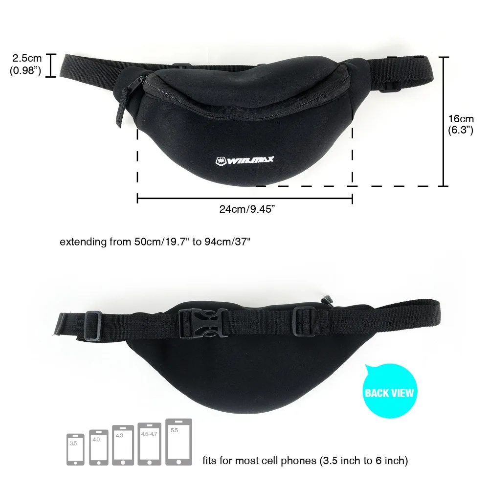 WINMAX новые ремни для бега, повседневная спортивная сумка для бега, сумка для бега, сумка для талии, большая сумка, высокая емкость для мужчин и женщин