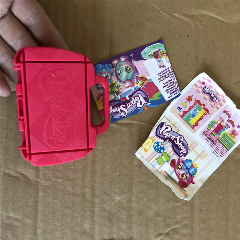 40 шт. 10~ 15 см подарочный пакет Pop N Shop of kins play house Игрушка из жесткого ПВХ детский игровой дом шампунь товар сок игрушка