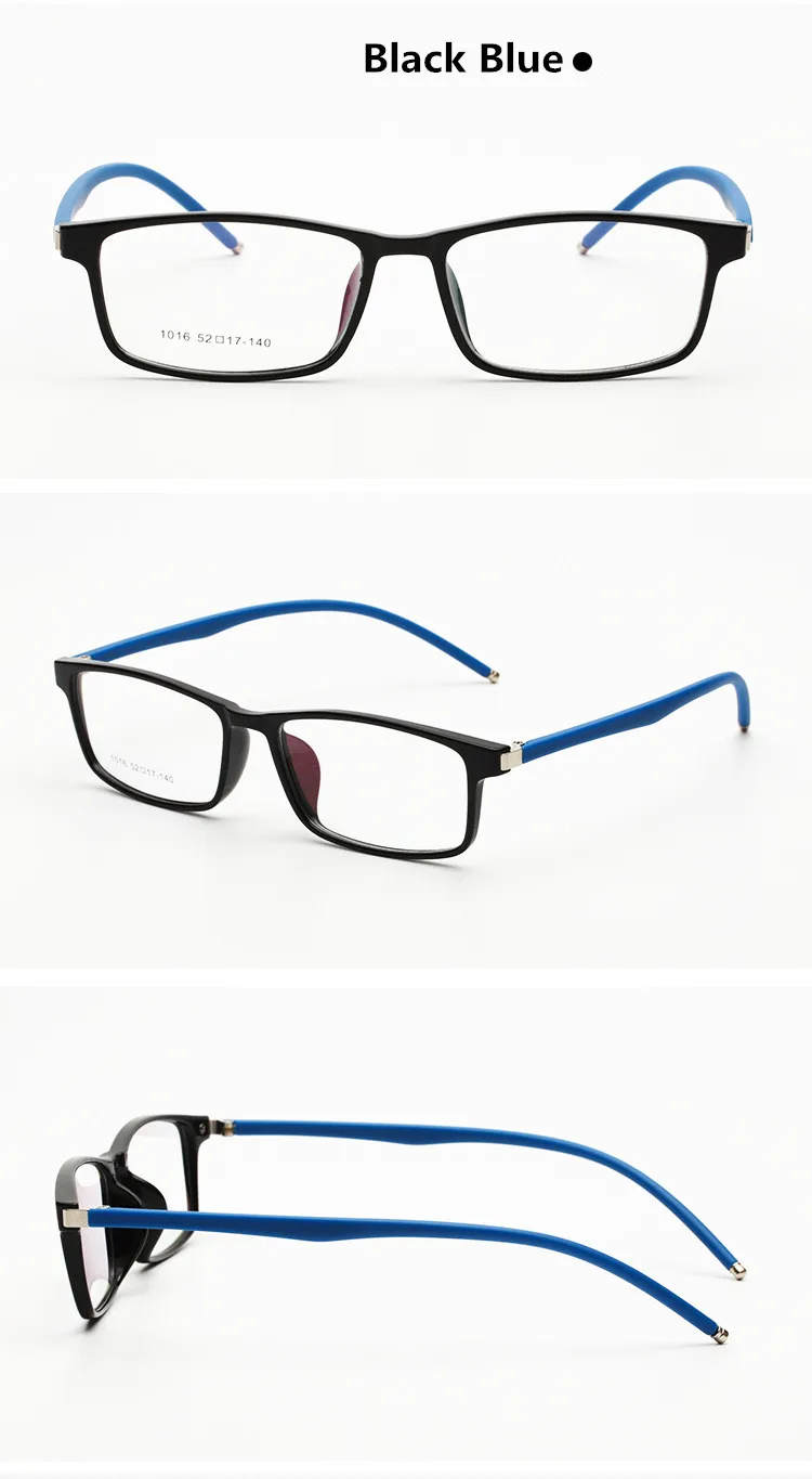 52-17-140 студенческие очки в оправе мужские ультралегкие квадратные от близорукости, по рецепту очки металлические полная оптическая рамка детские очки