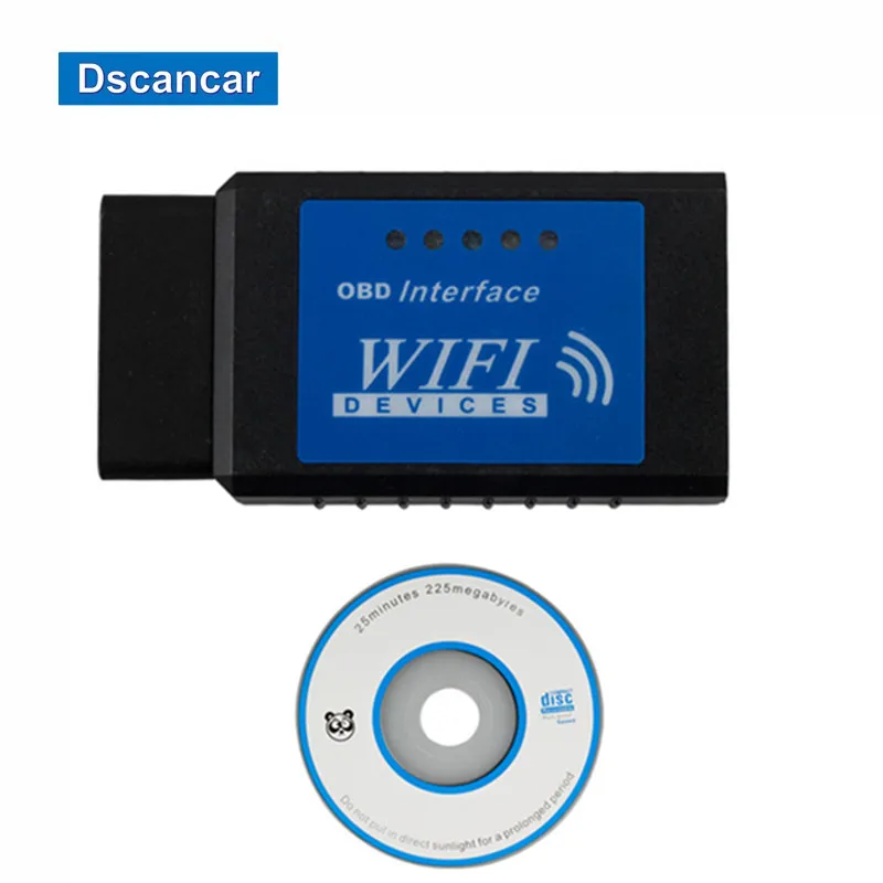 ELM327 WiFi OBDII автоматический диагностический беспроводной сканер для многопротокол