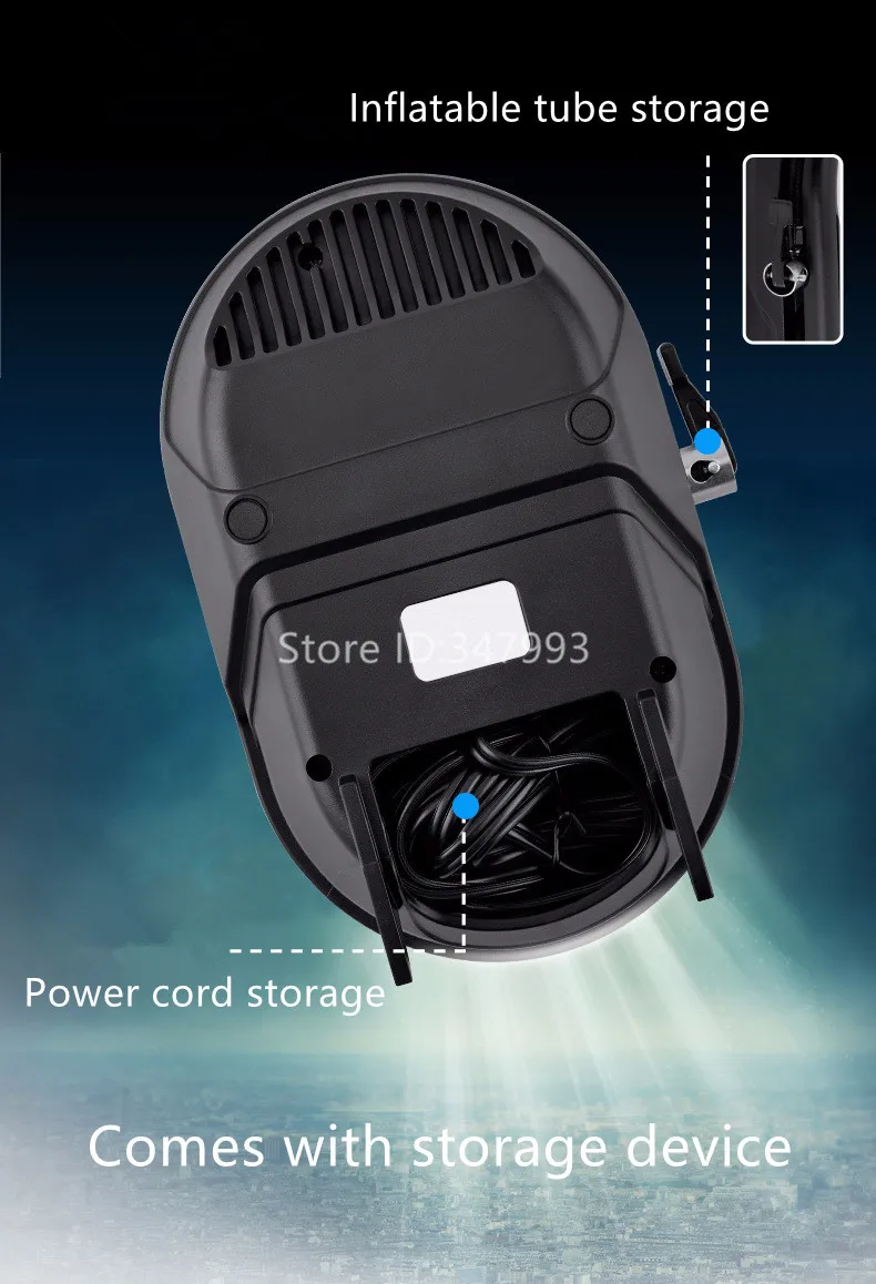 Портативный воздушный компрессор насос 12V DC 150 PSI Авто Цифровой Шинный Насос|tire