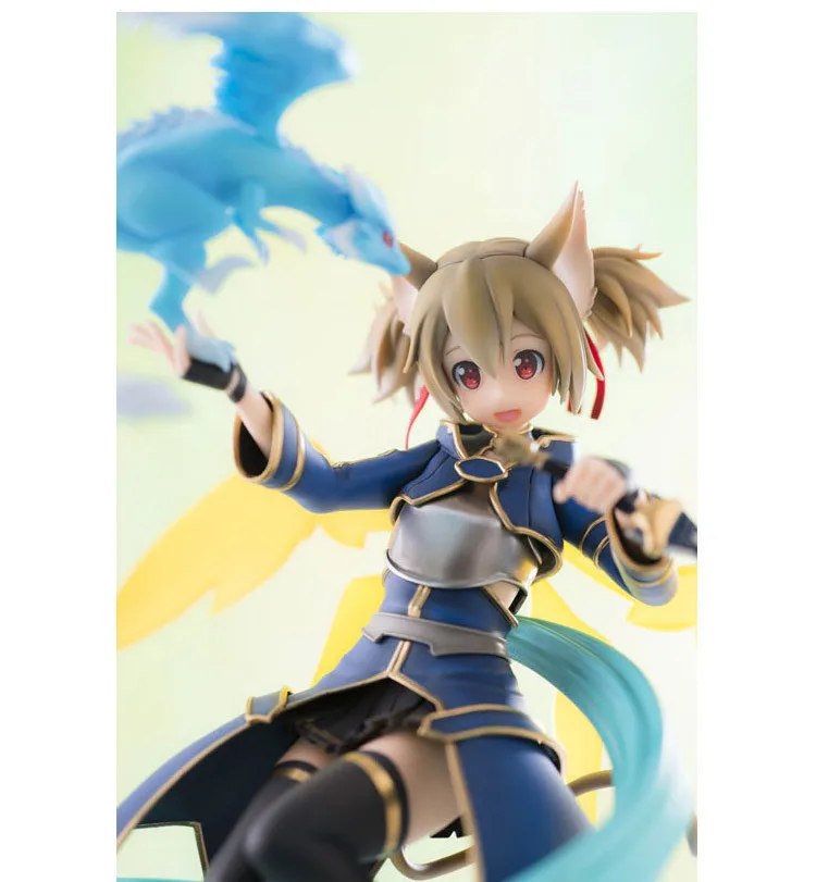 Birthday Toy Gift Sword Art Online Action Figure Collection 18cm ALO Cait Sith Silica Model Doll Birthday Toy Gift Sword Art Online Action Figure Collection 18cm ALO Cait Sith Silica Model Doll