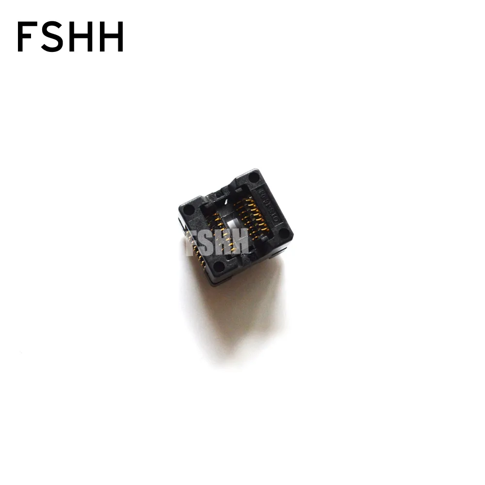 

OTS-16-03 150mil SOP16 IC Test Socket OTS-16-1.27-03 Burn-in Socket Pin pitch=1.27mm width=3.9mm 6.0mm