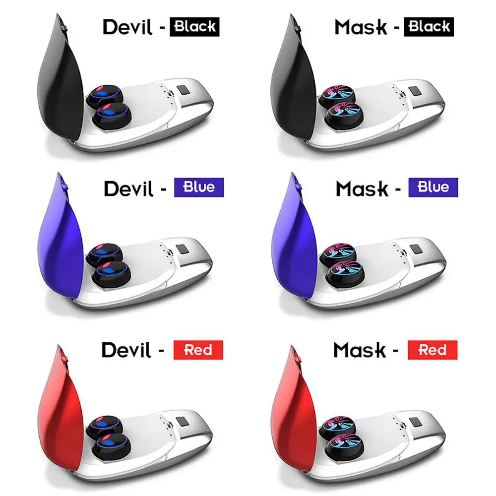 

Kuulee Bluetooth Headphones 5.0 Wireless Headphones Earbuds HIFI 6D Stereo Handsfree Control Noise Cancelling Earphone for Phone