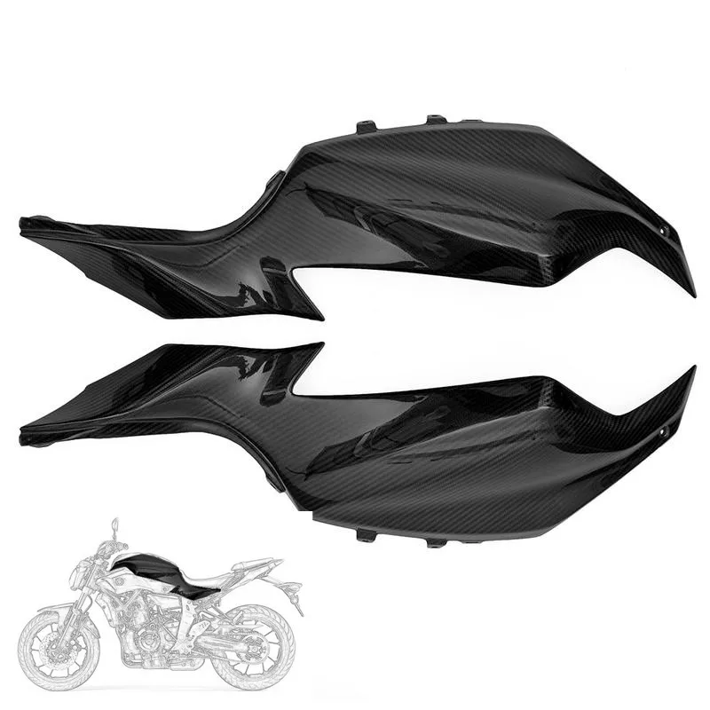 

Motorcycle Carbon Fiber Gas Tank Side Cover Panel Fairing For Yamaha MT07 FZ07 2015 2016 2017 FZ-07 MT-07