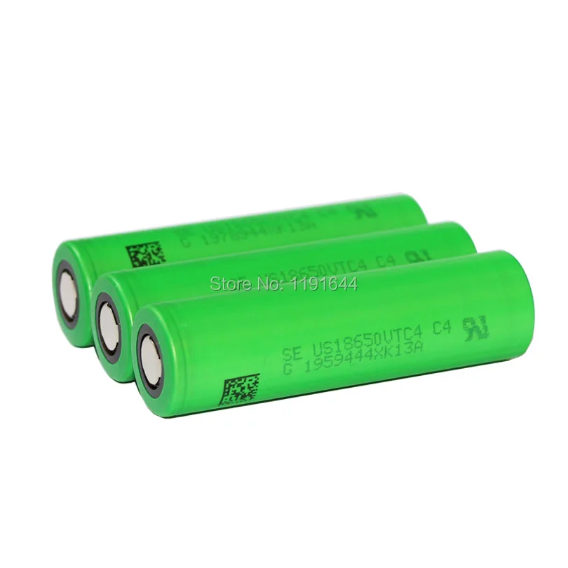 4 шт./лот 3,6 V 18650 US18650 VTC4 2100mAh 30A разрядка E-Cig батарея для sony