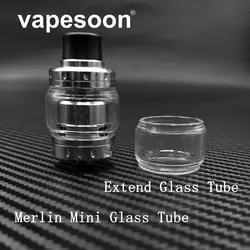 Сменная удлиненная стеклянная трубка для Augvape Merlin Mini RTA 24 мм Атомайзер