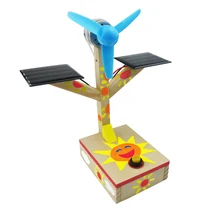 Solar Powered Fan DIY Children’s Handmade Invention Solar Fans solar generator Hand-assembled Materials for Scientific Physics