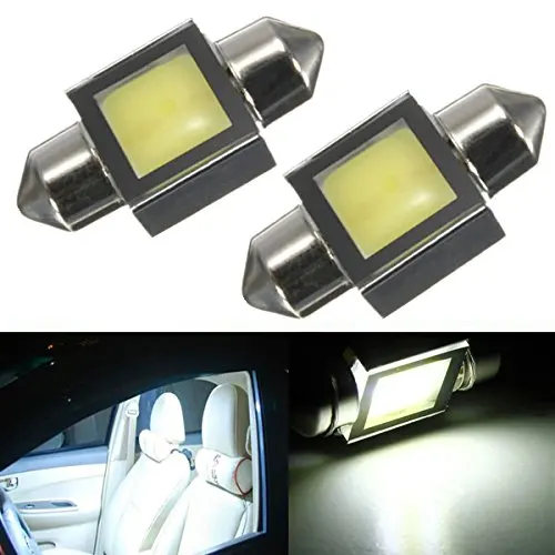 

New!! No Error In Cars 3Watt 31mm 6000K COB Led Canbus Bulb Glove Box Dome Map Festoon Light C31 Car Led Lamp C5W 31mm