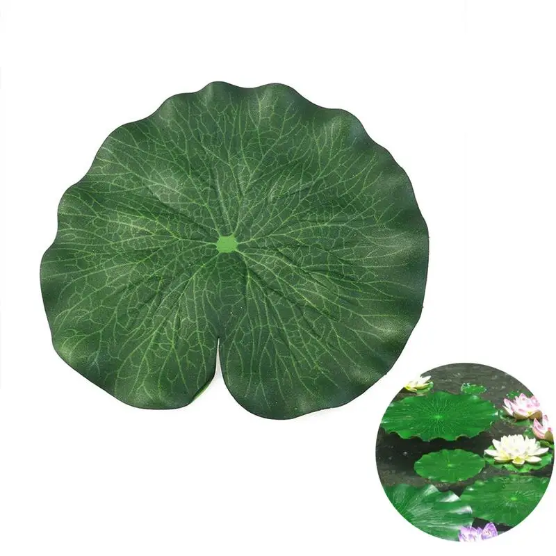 

Floating Foam Lotus Leaf Fake Leaf Pond Party Decor For Aquarium Pool Artificial Lotus leaf New Artificial Leaf Decorative