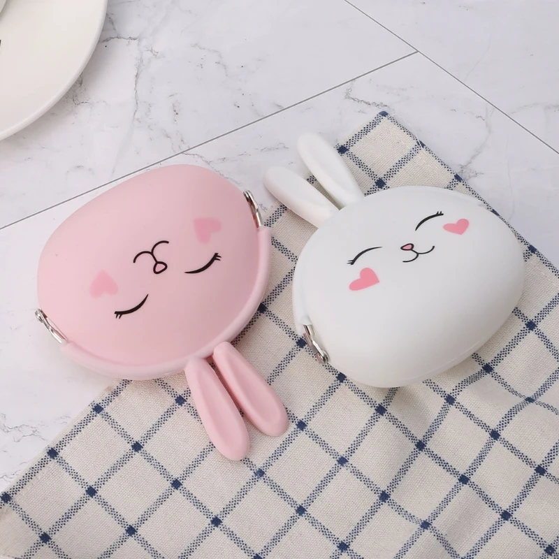 

Contact Lens Box Cute Rabbit Travel Portable Case Girls Gifts Storage Container