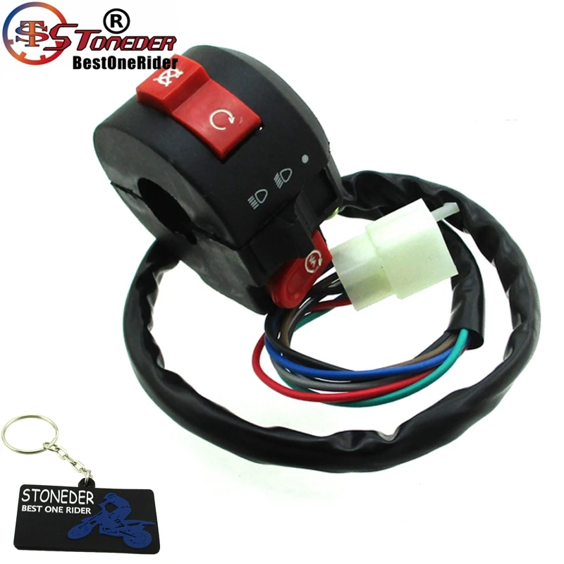 

STONEDER Kill Starter Light Switch Assembly Without Choke For Sunl Roketa Kazuma Taota Coolster 50cc 70cc 110cc 125cc ATV Quad