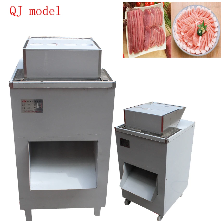 

Free shipping by DHL QJ vertical type meat cutting machine 1000KG/HR/ shredded kelp cutter/ meat cutter , meat slicer