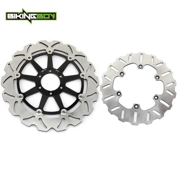 

BIKINGBOY for CAGIVA MITO 8P 91-10 94 95 96 97 98 99 00 01 02 03 04 05 06 09 MITO 500 07 08 Front Rear Brake Discs Disks Rotors