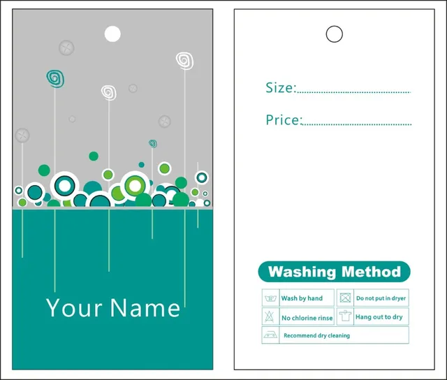 hang tags template