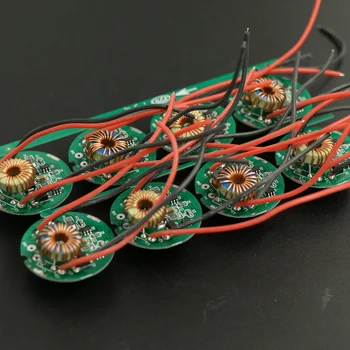 

29mm Bicycle Light headlight Driver Integrated circuit board 8.4V 12V Input for 3 LED T6 U2 Xpl max 5A current(PACK OF 8PCS)